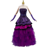 Princess Mal Serise Cospaly Costume Womens Purple/Red Ball Gown Gothic Evening Dress Suit - Coscosmos